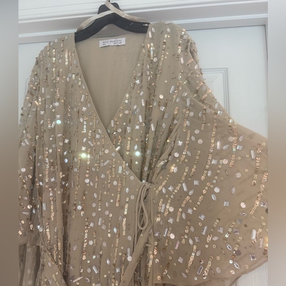 MacDuggal 94044 Cape Dress MRSP $598 - Picture 10 of 12